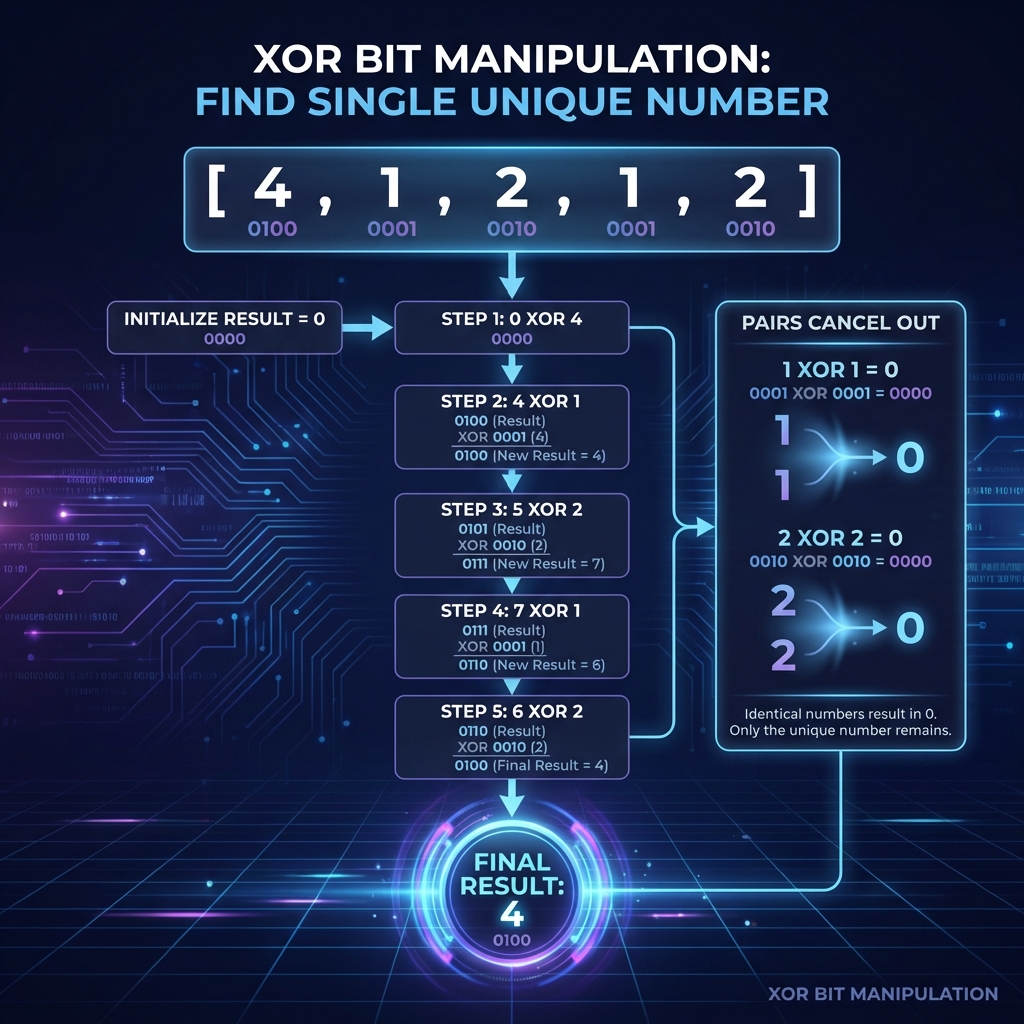 XOR Bit Manipulation Visualization