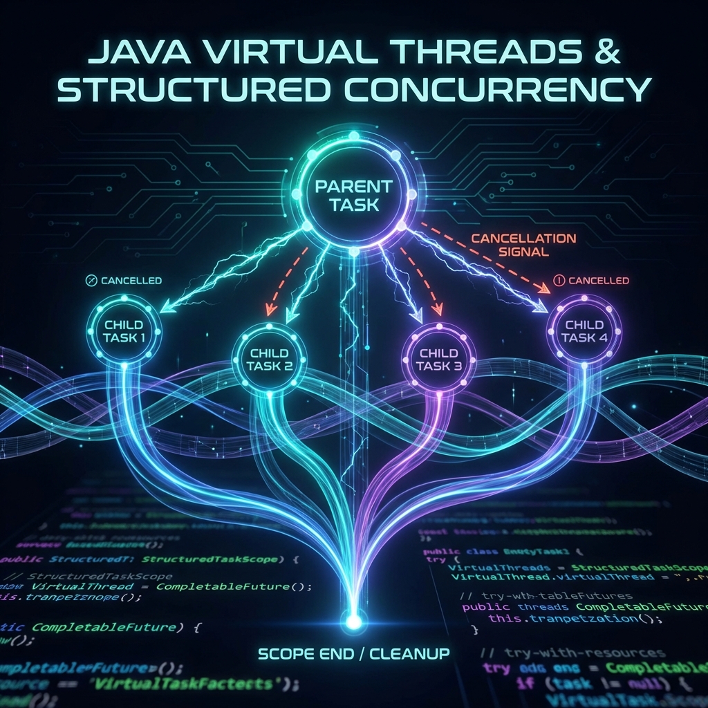 Virtual Threads + Structured Concurrency: The Future of Java Parallelism
